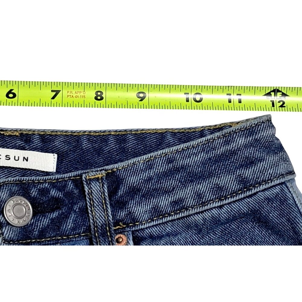 PacSun 90s Boyfriend Jeans Womens Size 25 Blue Two-Tone Denim Vintage - Picture 4 of 14